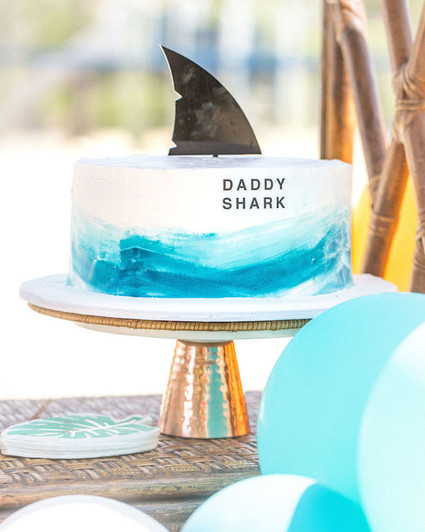 Baby Shark themed 1st birthday party