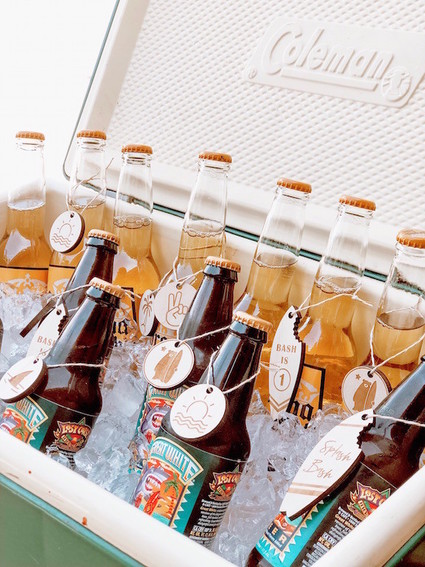 Surf themed 1st birthday party