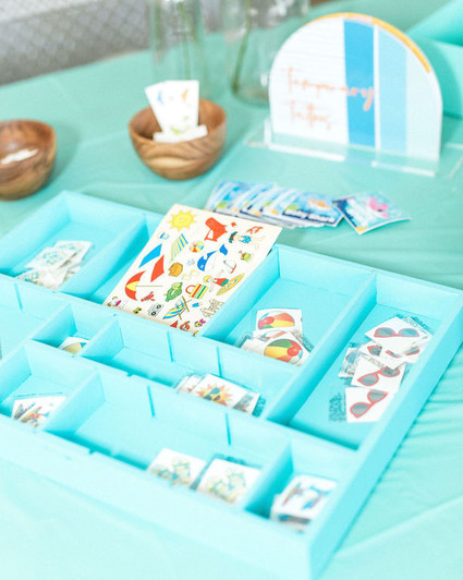 Surf themed 1st birthday party