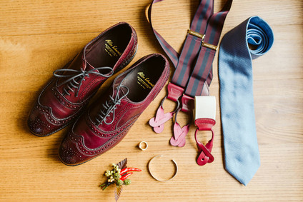 Farm to table summer wedding with pops of red and a PARADE