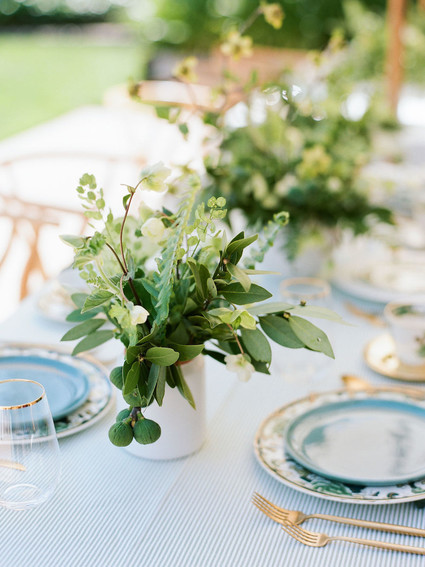 High tea backyard baby shower with baby animals