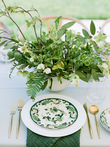 High tea backyard baby shower with baby animals