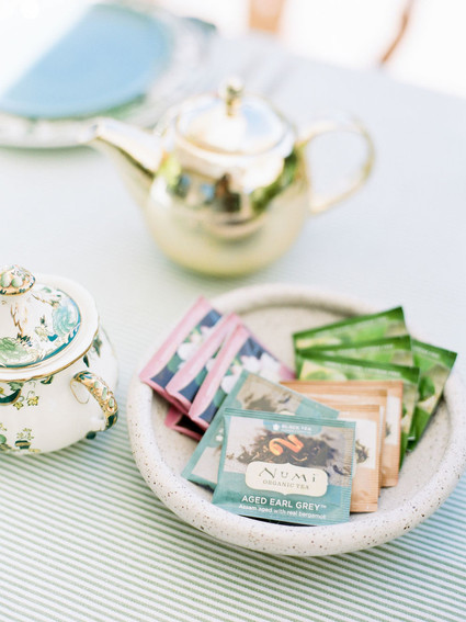 High tea backyard baby shower with baby animals