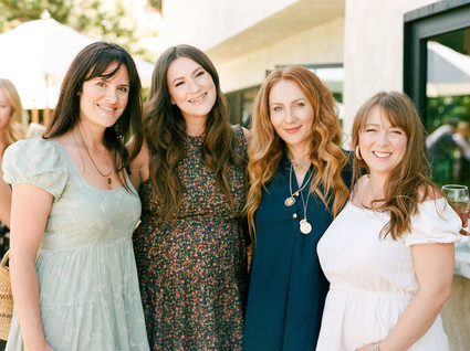 High tea backyard baby shower with baby animals