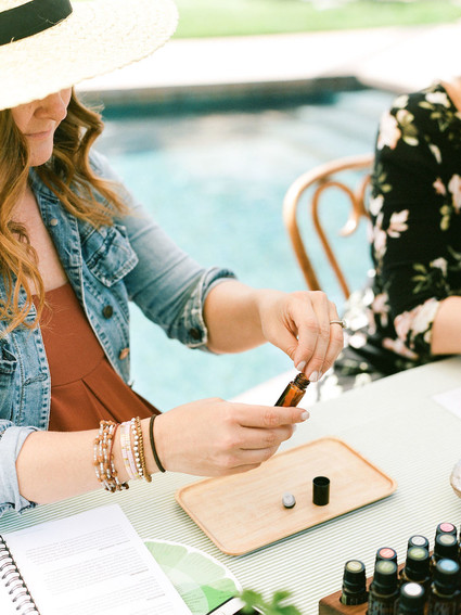 High tea backyard baby shower with baby animals