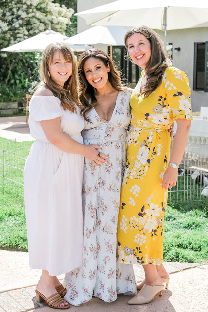High tea backyard baby shower with baby animals