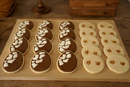 Natural dinosaur themed 3rd birthday