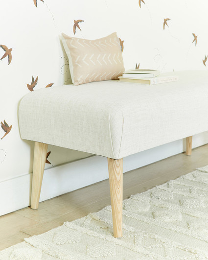 Rylee + Cru wallpaper | neutral nursery and kids room ideas on 100 Layer Cakelet