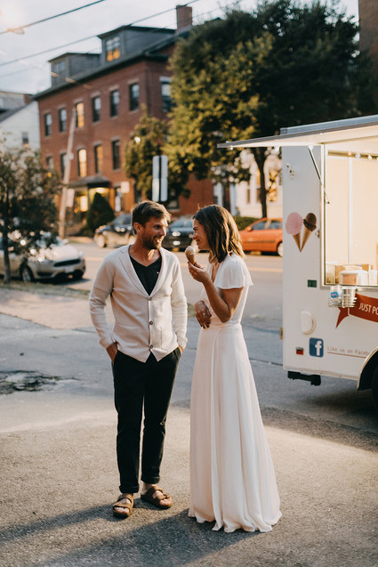 An intimate, authentic wedding in Portland, Maine with a $10,000 budget