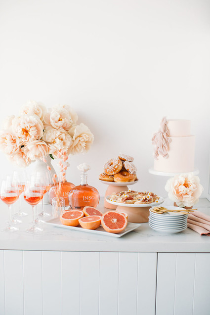 Pink brunch bridal shower