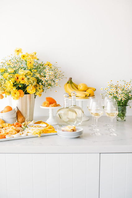 Yellow bridal shower ideas