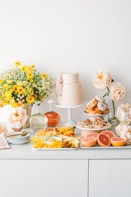 Modern brunch bridal shower