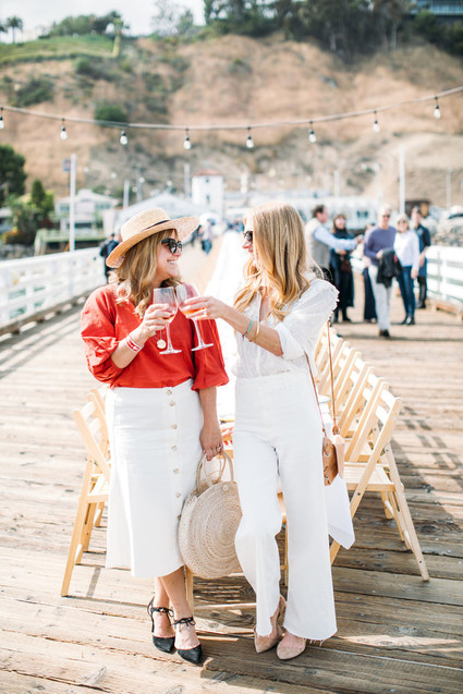 Malibu beach dinner