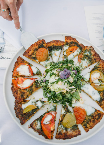 Cauliflower crust pizza