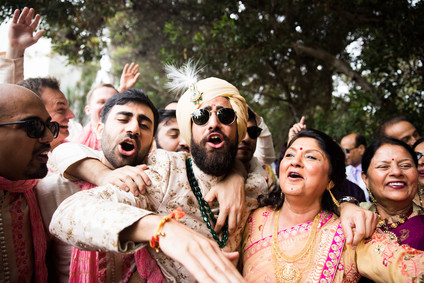 Colorful luxe Indian wedding at Bacara in Santa Barbara