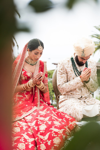 Colorful luxe Indian wedding at Bacara in Santa Barbara