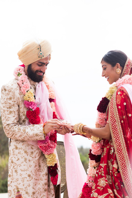 Colorful luxe Indian wedding at Bacara in Santa Barbara