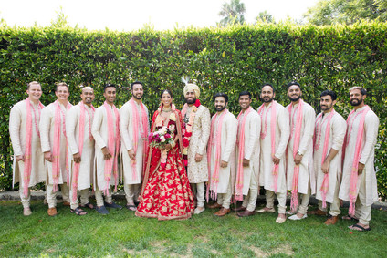Colorful luxe Indian wedding at Bacara in Santa Barbara
