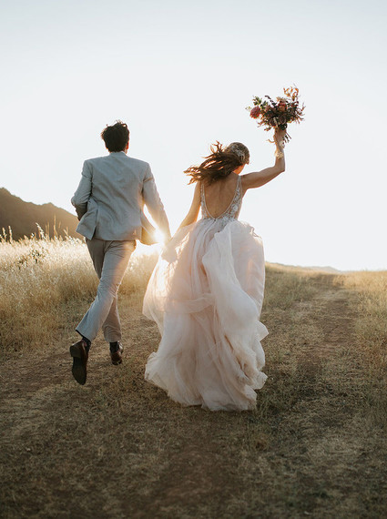 A rustic barn wedding at Red Barn Ranch inspired by berries and summer flowers
