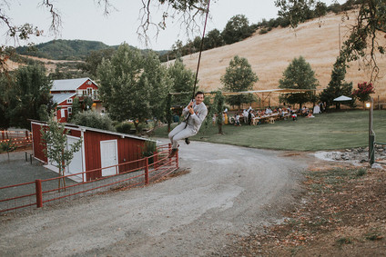 A rustic barn wedding at Red Barn Ranch inspired by berries and summer flowers