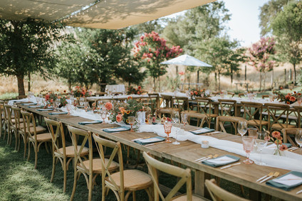 A rustic barn wedding at Red Barn Ranch inspired by berries and summer flowers