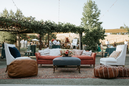 A rustic barn wedding at Red Barn Ranch inspired by berries and summer flowers Inspiration