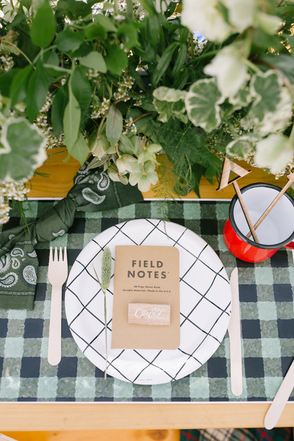 Backyard camp-themed 5th birthday party