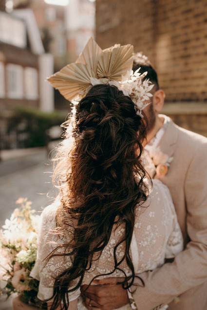 Unique bridal headpiece