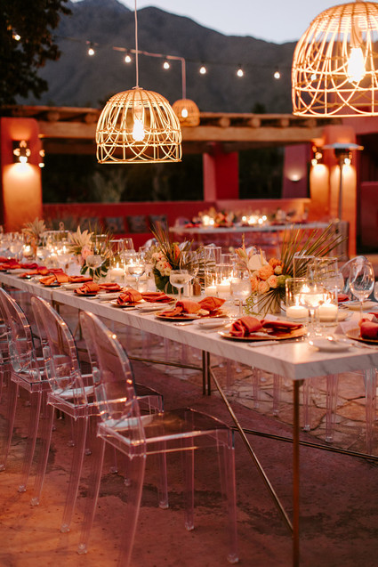 Pink tablescape