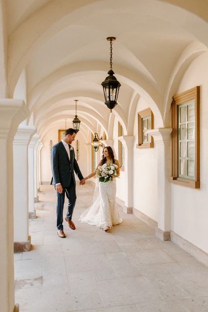 Luxe pink Palm Springs wedding at The Pond Estate
