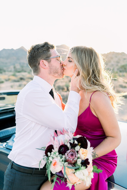 A chic, modern destination elopement at Joshua Tree National Park