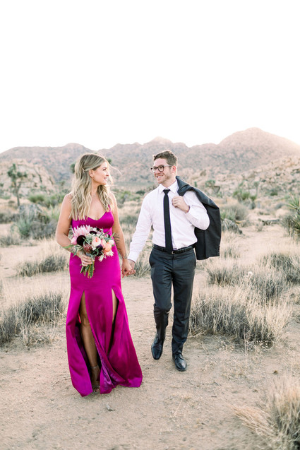 A chic, modern destination elopement at Joshua Tree National Park
