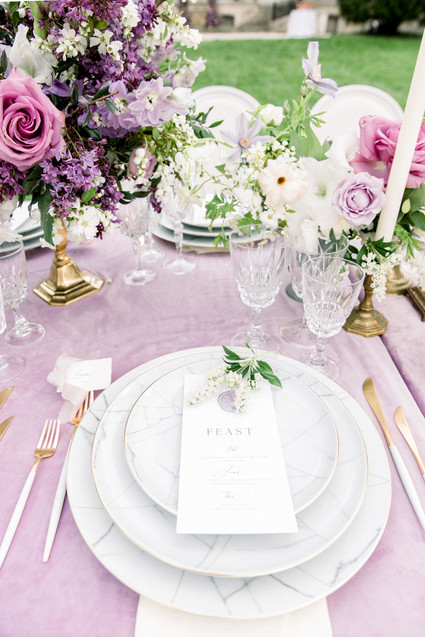 French lavender wedding inspiration Inspiration