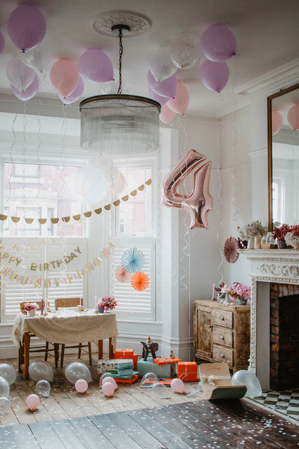 Girls birthday party decor