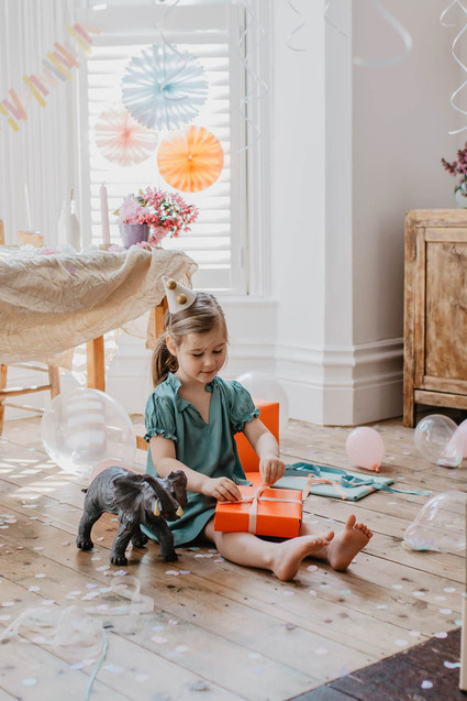 4th birthday breakfast party at home for twin girls