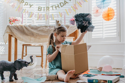 4th birthday breakfast party at home for twin girls