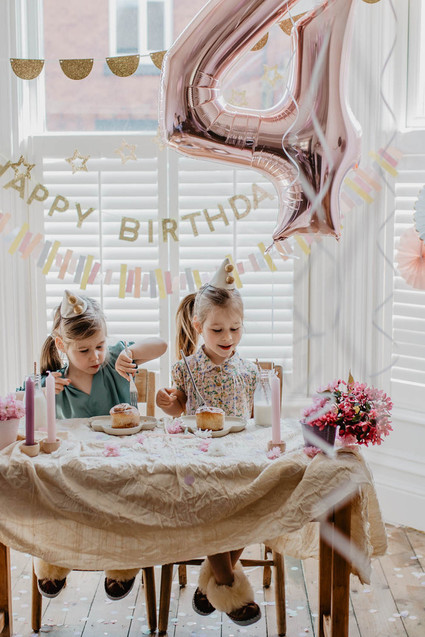 Girls birthday party decor