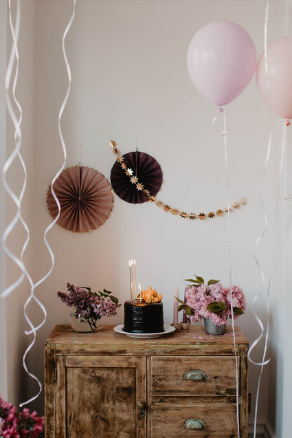 Girls birthday party decor