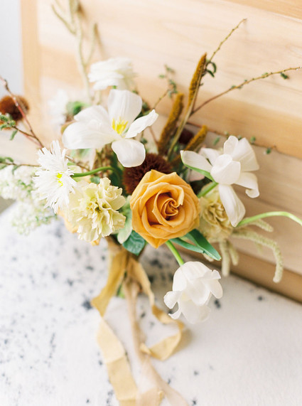 Modern wedding bouquet