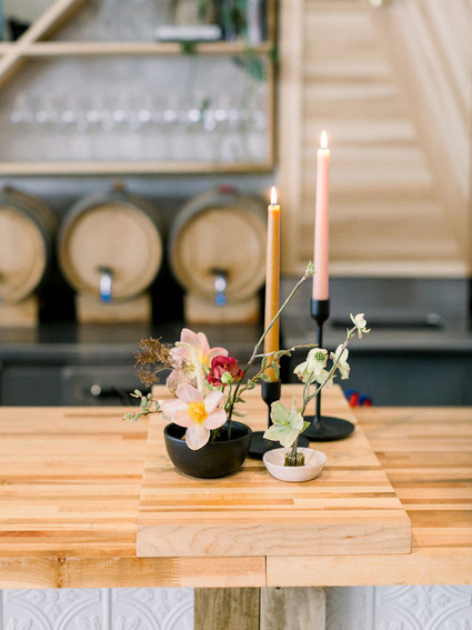 Modern wedding decor