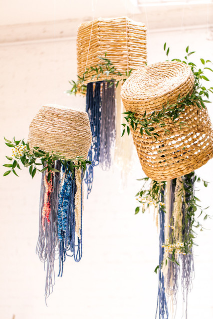 Red, white, and blue 4th of July party ideas with a boho, floral twist