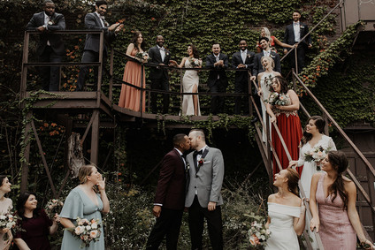 A sentimental, industrial modern wedding at the Museum of Contemporary Art Detroit