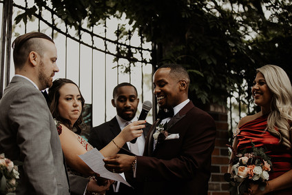 Detroit wedding ceremony