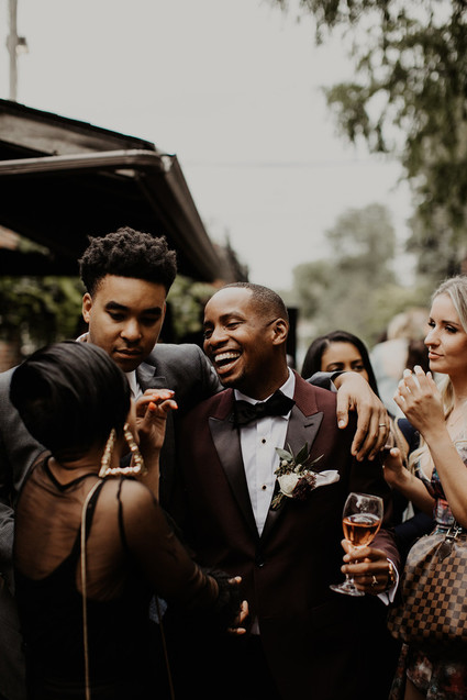 Industrial modern Detroit wedding