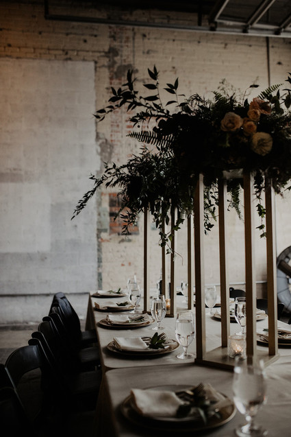 industrial modern wedding at the Museum of Contemporary Art Detroit