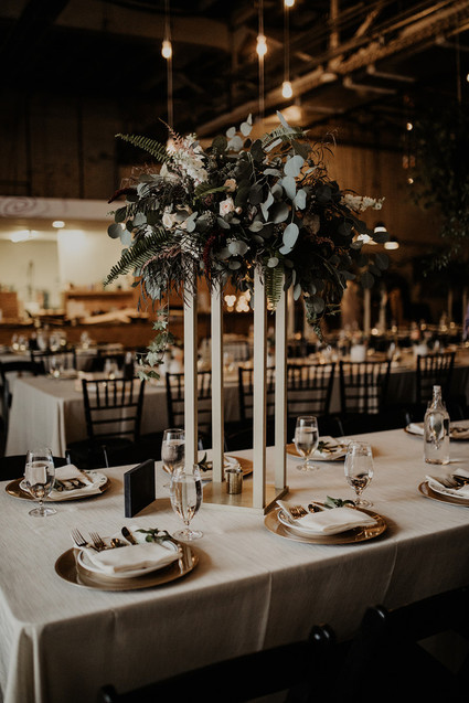 industrial modern wedding at the Museum of Contemporary Art Detroit