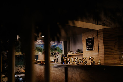 industrial modern wedding at the Museum of Contemporary Art Detroit