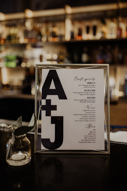Modern bar signs