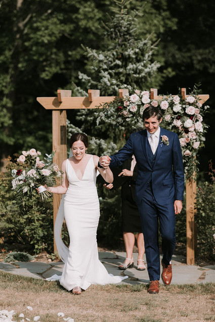 Maine wedding ceremony