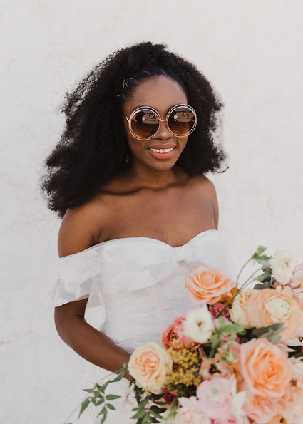 70s inspired Joshua Tree elopement Inspiration